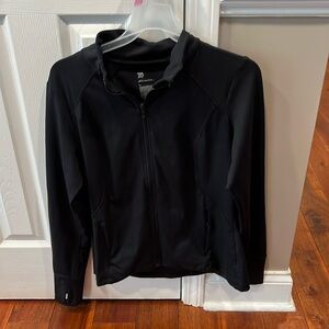 Women’s all in motion exercise zip front top size Medium